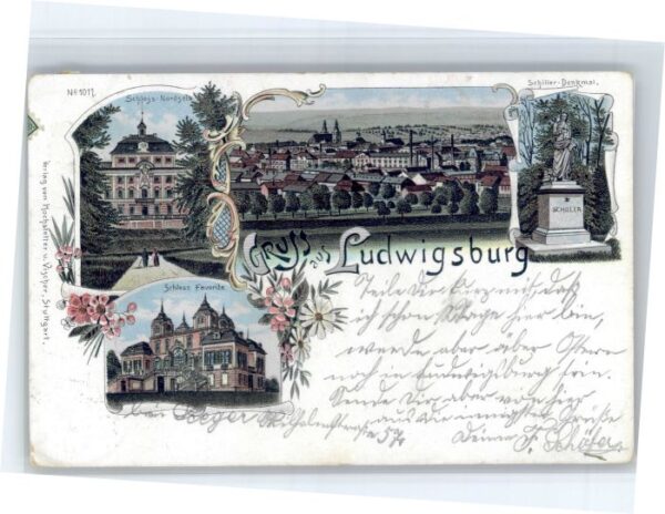 Ludwigsburg Schloss Favorite Schiller-Denkmal