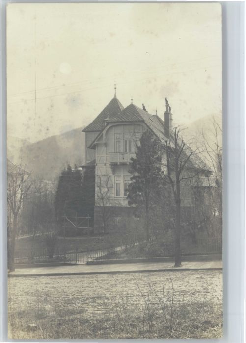 Bad Harzburg [handschriftlich] Freifrau Charlotte von Plettenberg Villa