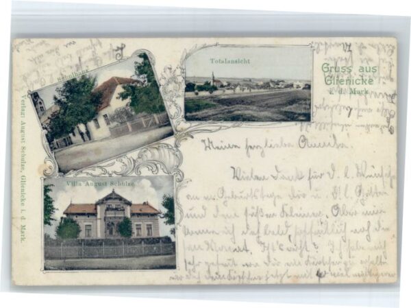 Glienicke Nordbahn Villa August Schulze Schule