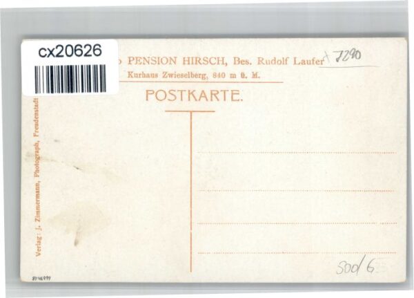 Zwieselberg Freudenstadt Hotel Pension Hirsch – Bild 2