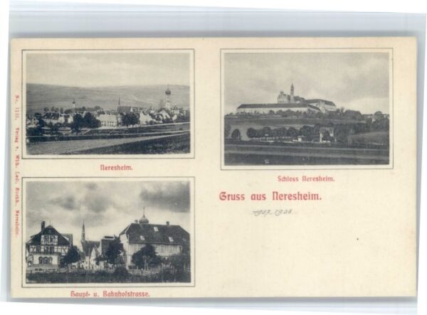 Neresheim Schloss Bahnhofstrasse Hauptstrasse