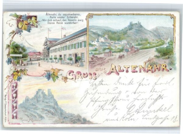 Altenahr Hotel Caspari Ruine Altenahr