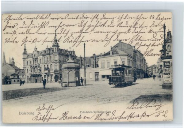 Duisburg Ruhr Duisburg Strassenbahn Friedrich-Wilhelmplatz