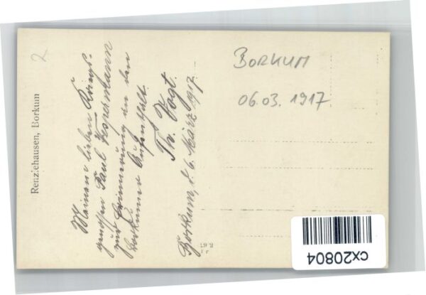 Borkum [handschriftlich] – Bild 2