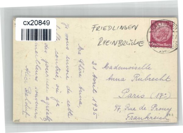 Friedlingen Rheinbruecke Schiffsbruecke x – Bild 2