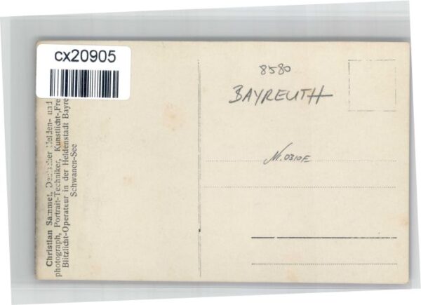 Bayreuth [handschriftlich] – Bild 2