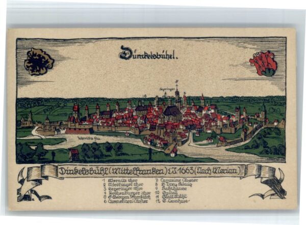 Dinkelsbuehl nno 1663 nach Merian