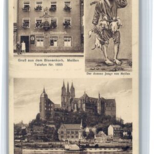 Meissen Elbe Sachsen Meissen Albrechtsburg Dampfer Meissen Gasthaus zum Bienenko