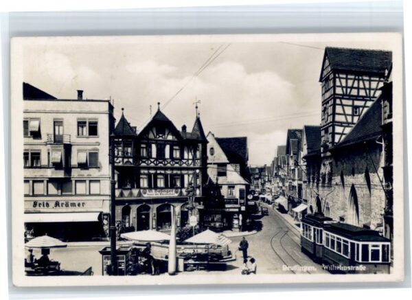 Reutlingen Wilhelmstrasse Strassenbahn