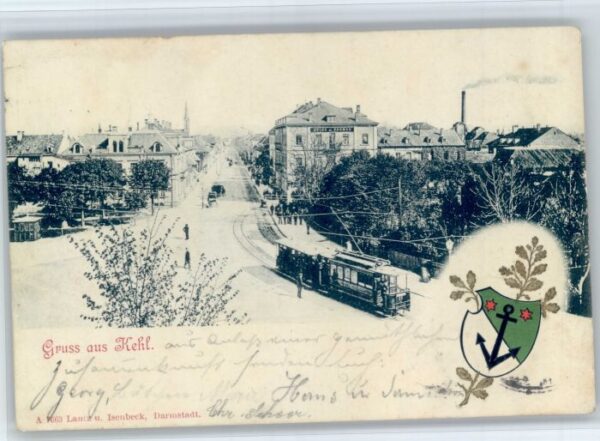 Kehl Rhein Wappen Strassenbahn
