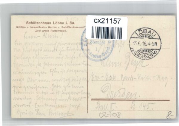 Loebau Sachsen Loebau Schuetzenhaus x – Bild 2