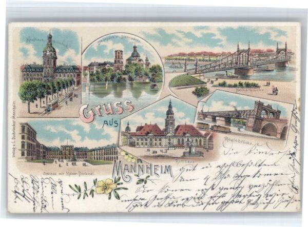 Mannheim Kaufhaus Schloss Rathaus