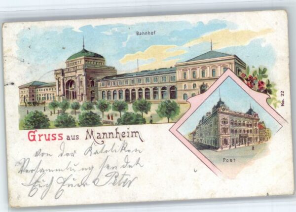 Mannheim Bahnhof Post