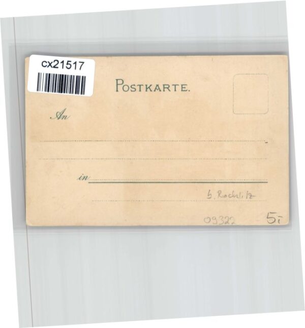 Rochlitz Sachsen Rochlitz [Handschriftlich] Rochsburg Kuenstler Rued Hoffmann * – Bild 2