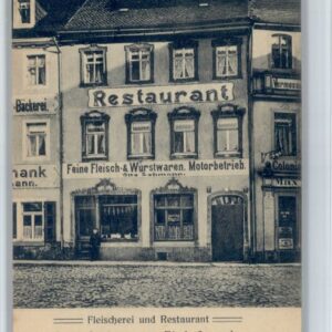 Bischofswerda Fleischerei Restaurant Otto Lehmann