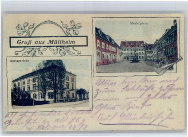 Muellheim Baden Muellheim Marktplatz
