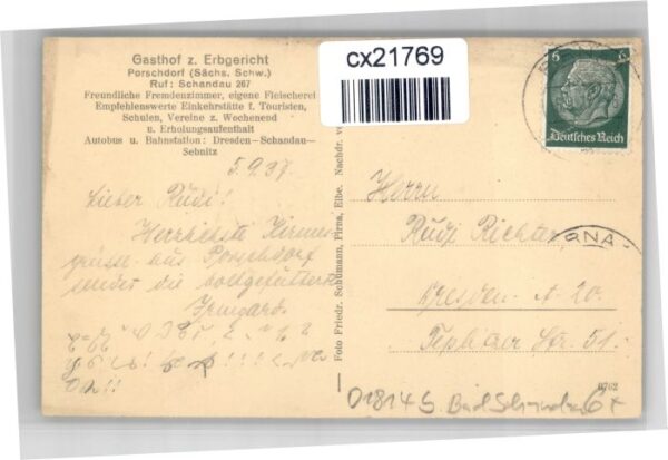 Porschdorf Gasthof Erbgericht – Bild 2