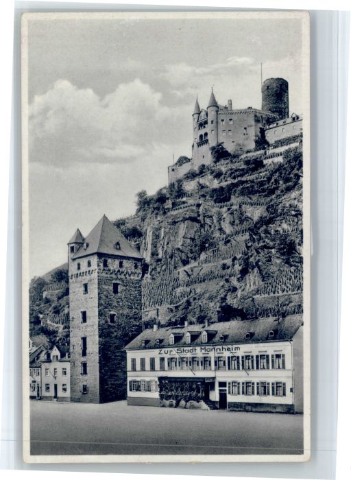 St Goarshausen Weinschenke zur Stadt Mannheim