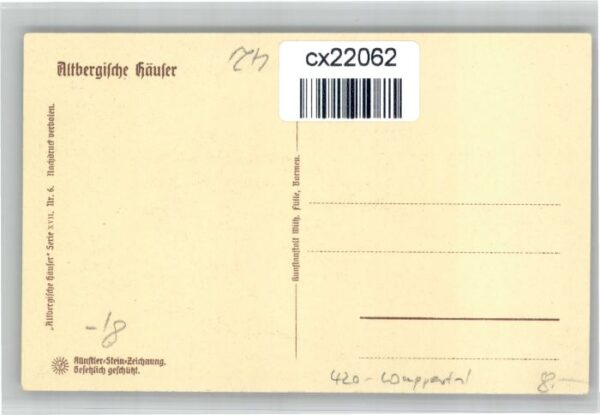 Barmen Wuppertal Barmen Haus Schuchard – Bild 2