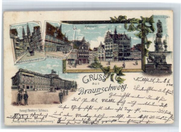 Braunschweig Katharinen Kirche Schloss Kohlmarkt Heinrich der Loewe