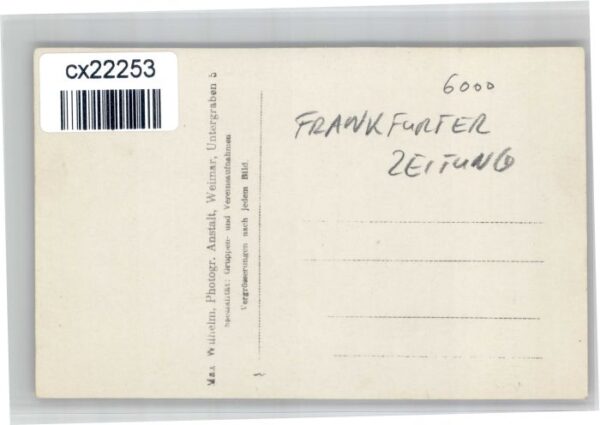 Frankfurt Main [Handschriftlich] – Bild 2