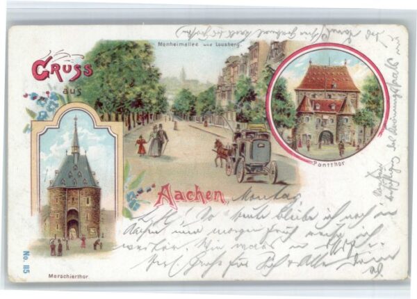 Aachen Monheimallee Lousberg
