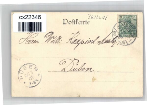 Berlin [Handschriftlich]Rueckmarsch Jugendwehr – Bild 2