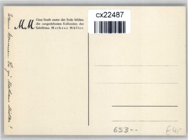 Eltville Sektkellerei Matheus Mueller – Bild 2