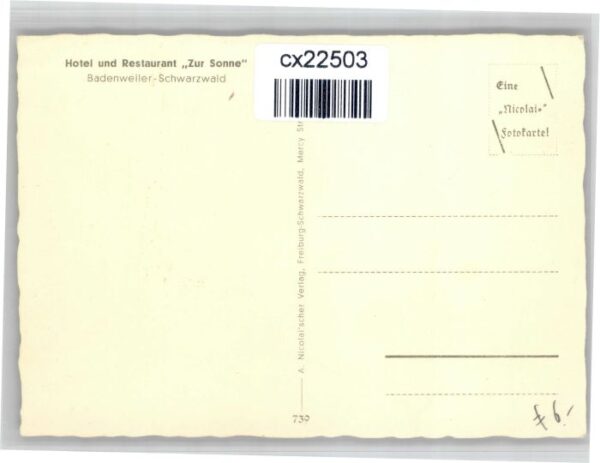 Badenweiler Hotel Restaurant Sonne – Bild 2