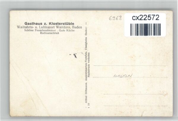 Wallduern asthaus Klosterstueble * – Bild 2