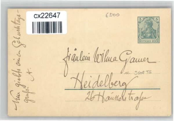 Mainz Rhein Mainz [Handschriftlich] – Bild 2