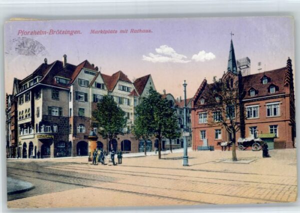 Pforzheim Marktplatz Rathaus