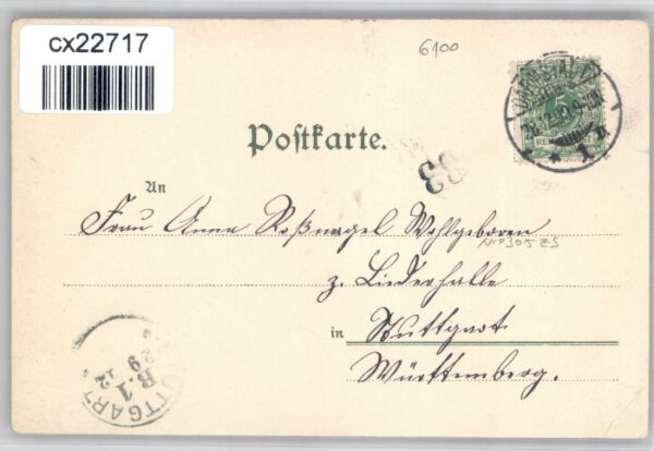 Darmstadt Marktplatz Ludwigshoehe Schloss Kranichstein – Bild 2
