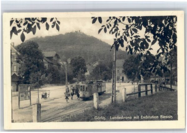 Goerlitz Sachsen Goerlitz Landeskrone Endstation Biesnitz