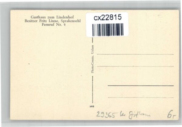 Sprakensehl Gasthaus Lindenhof – Bild 2