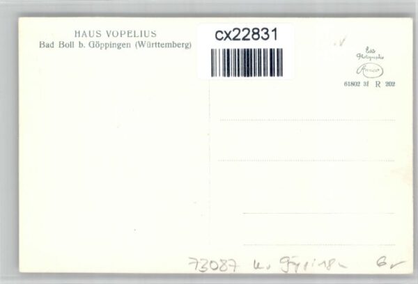 Bad Boll Haus Vopelius – Bild 2