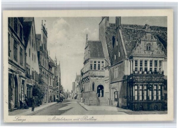 Lemgo Mittelstrasse Rathaus