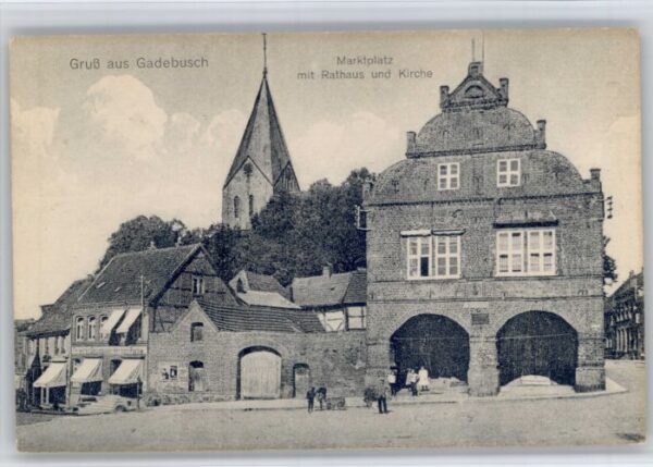 Gadebusch Marktplatz Rathaus Kirche