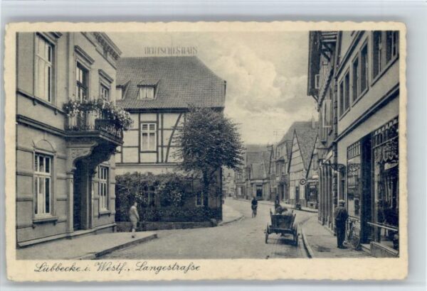 Luebbecke Westfalen Luebbecke Langestrasse