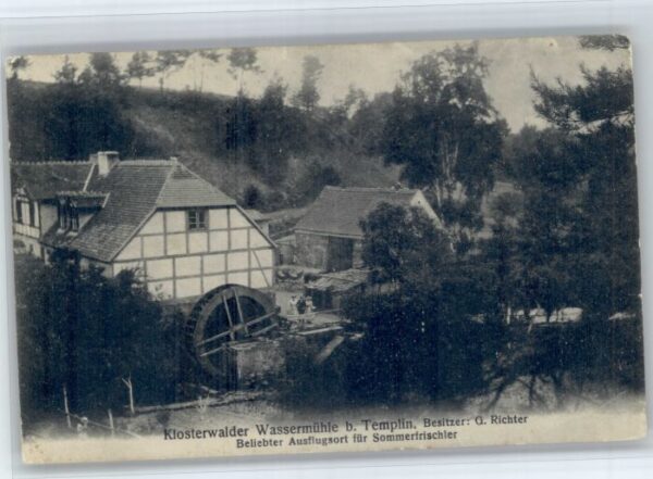 Templin Klosterwalder Wassermuehle