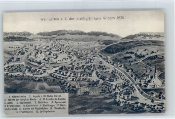 Weingarten Wuerttemberg uenstler Eugen Felle *