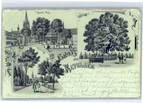 Kevelaer Kapellen Platz Kreuzbaum