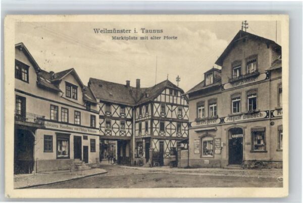 Weilmuenster arktplatz