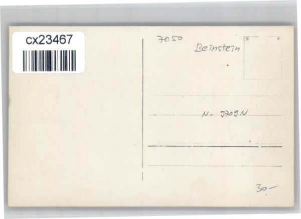 Beinstein [Handschriftlich] – Bild 2
