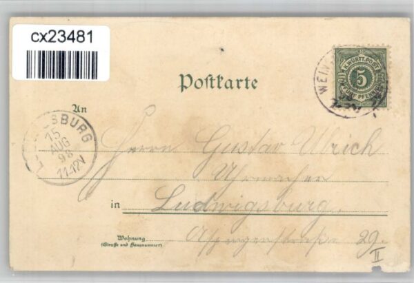 Weinsberg Marktplatz Kernerhaus Kirche Oekolampadius Denkmal – Bild 2
