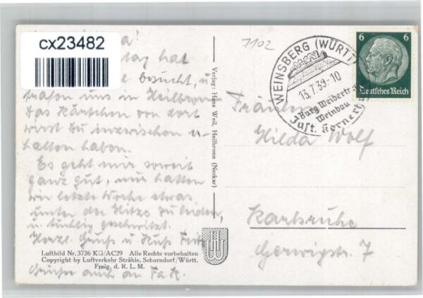 Weinsberg Fliegeraufnahme – Bild 2