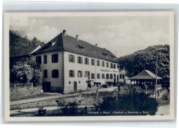 Schoental Jagst asthof Pension Post
