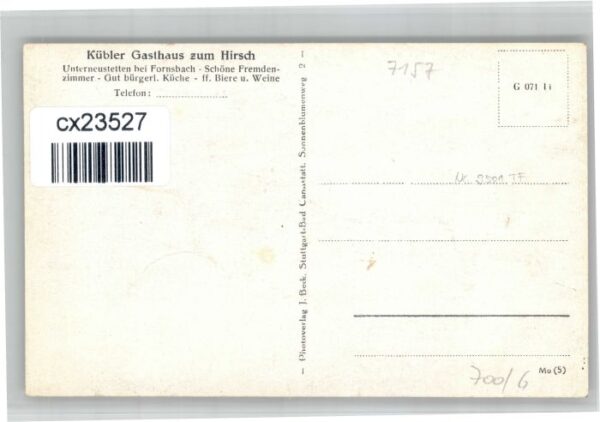 Unterneustetten Gasthaus Hirsch – Bild 2