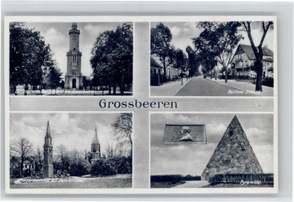 Grossbeeren Berliner Strasse Krieger Denkmal