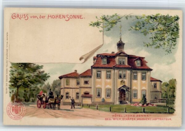 Eisenach Thueringen Handschriftlich] Hohensonne
